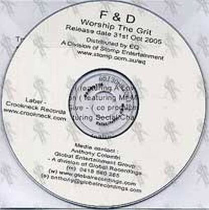 F & D - Worship The Grit - 2