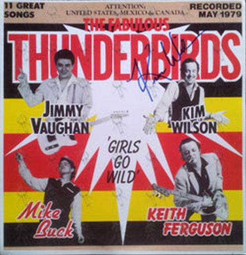 FABULOUS THUNDERBIRDS-- THE - Promo Card Sheet - 1