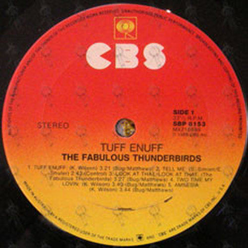 FABULOUS THUNDERBIRDS-- THE - Tuff Enuff - 3