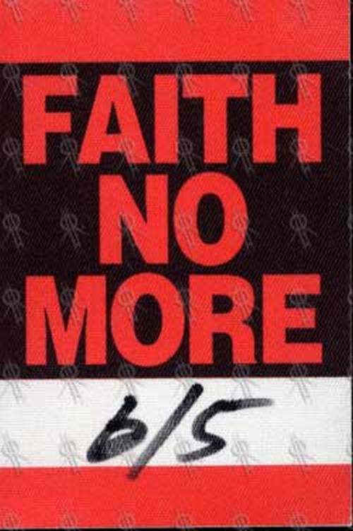 FAITH NO MORE - Australia 1993 Tour Pass - 1