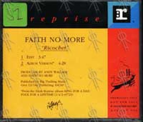 FAITH NO MORE - Ricochet - 2