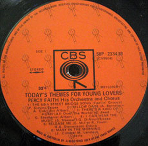 FAITH-- PERCY - Today&#39;s Themes For Young Lovers - 3