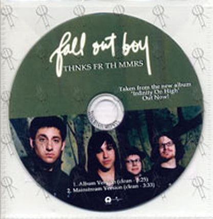 FALL OUT BOY - Thnks Fr The Mmrs (Thanks For The Murmurs) - 1