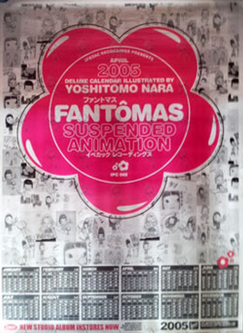 FANTOMAS - &#39;Suspended Animation&#39; Album Promo Poster - 1