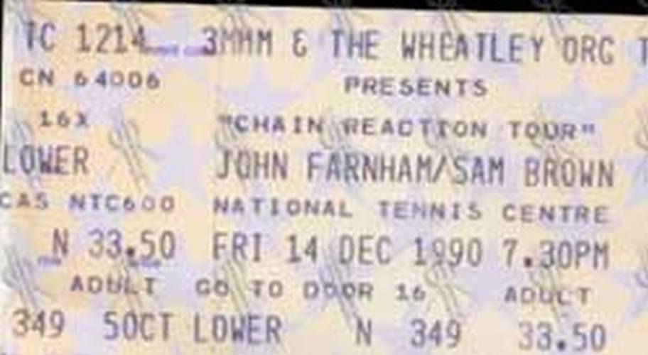 FARNHAM-- JOHN - National Tennis Centre