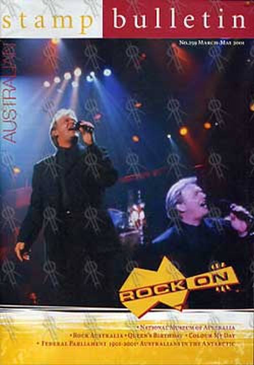 FARNHAM-- JOHN - &#39;Stamp Bulletin&#39; - March-May 2001 - Features John Farnham On Cover - 1