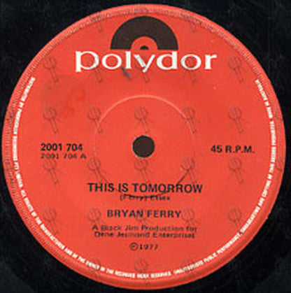 FERRY-- BRYAN - This Is Tomorrow - 2