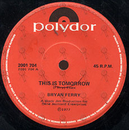 FERRY-- BRYAN - This Is Tomorrow - 2