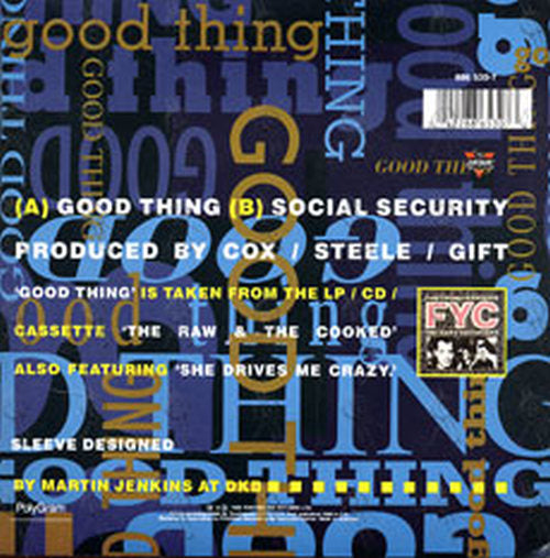 FINE YOUNG CANNIBALS - A Good Thing - 2