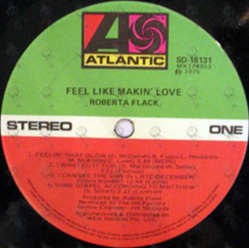 FLACK-- ROBERTA - Feel Like Makin' Love - 4