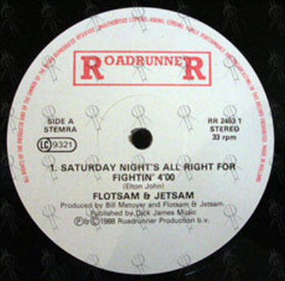 FLOTSAM AND JETSAM - Saturday Night's... All Right For Fighting - 3