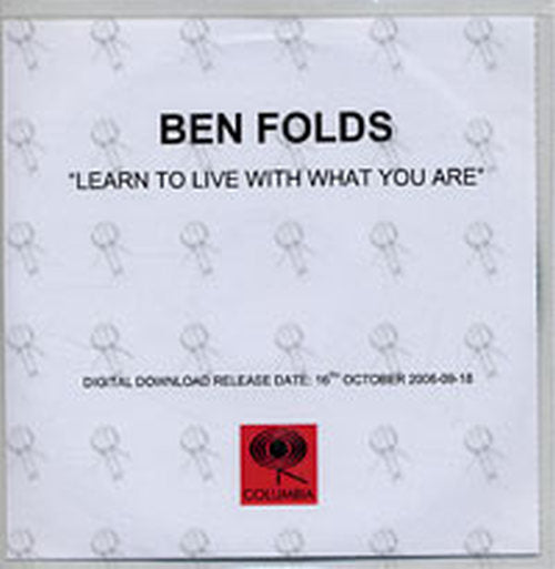 FOLDS-- BEN - Learn To Live With What You Are - 1