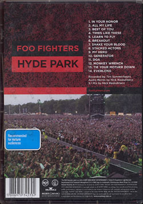 FOO FIGHTERS - Hyde Park - 2