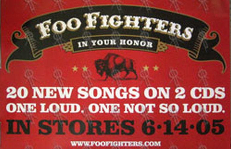 FOO FIGHTERS - 'In Your Honour' Album Promo Poster - 1