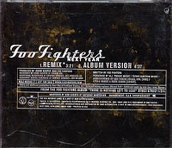 FOO FIGHTERS - Next Year - 2