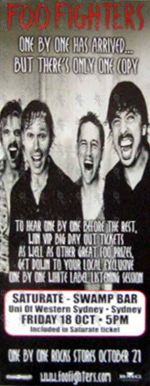 FOO FIGHTERS - One By One Poster - 1