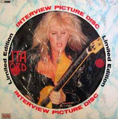 FORD-- LITA - Limited Edition Interview Picture Disc - 1