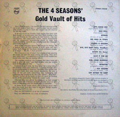 FOUR SEASONS-- THE - Gold Vault Of Hits - 2