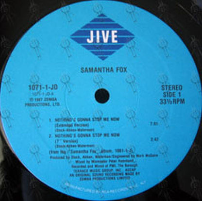 FOX-- SAMANTHA - Nothing's Gonna Stop Me Now - 3