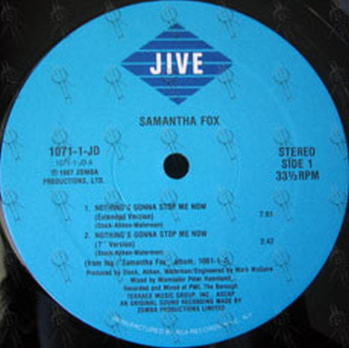FOX-- SAMANTHA - Nothing's Gonna Stop Me Now - 3
