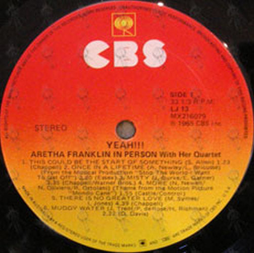 FRANKLIN-- ARETHA - Yeah!!! - 3