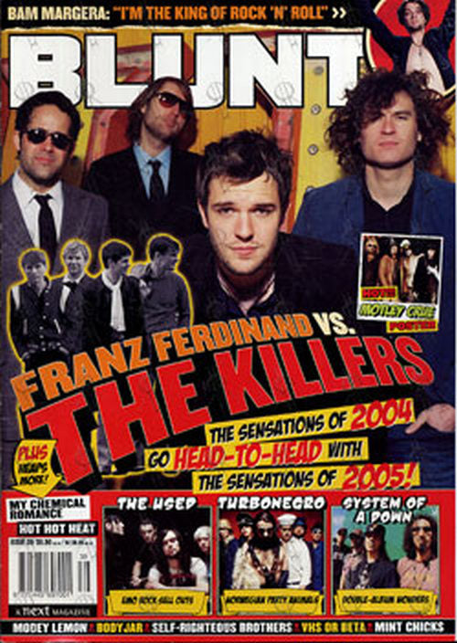 FRANZ FERDINAND|THE KILLERS - &#39;Blunt&#39; - Issue #39 - The Killers And Franz Ferdinand On Cover - 1