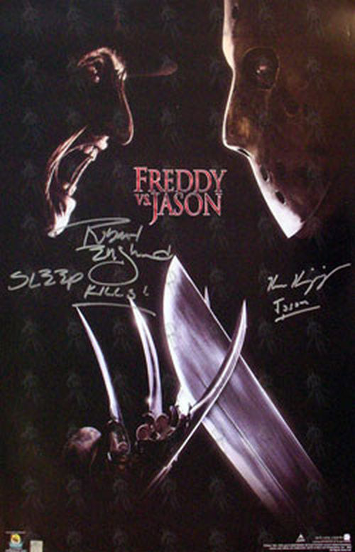 FREDDY VS JASON - Freddy Vs Jason Movie Promo Poster - 1
