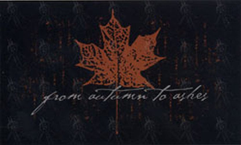 FROM AUTUMN TO ASHES - Black Logo Sticker - 1