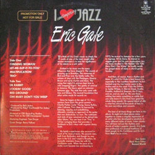 GALE-- ERIC - I Love Contemporary Jazz - 2
