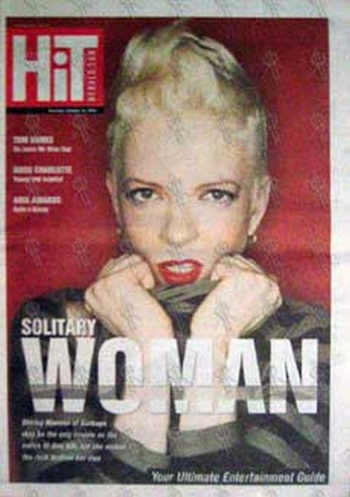 GARBAGE - &#39;Hit&#39; - &#39;Herald Sun&#39; Oct 10 2002 - Shirley On The Cover - 1