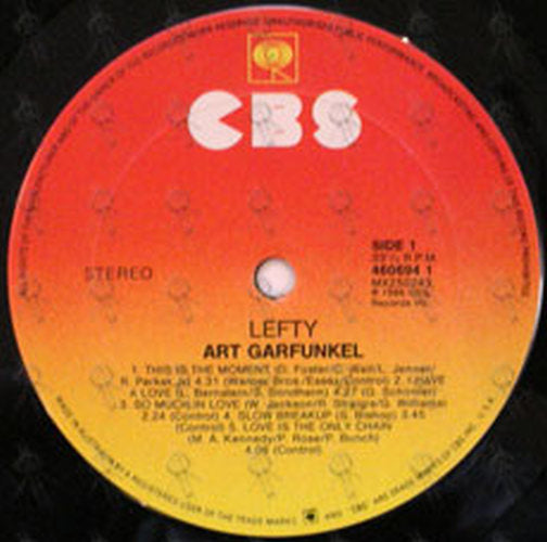 GARFUNKEL-- ART - Lefty - 3