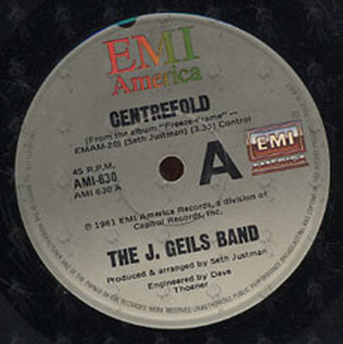 GEILS BAND-- J. - Centrefold - 2
