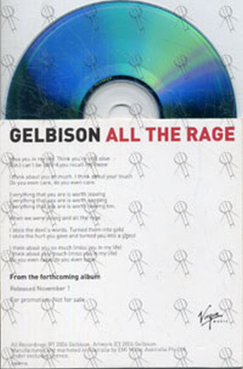 GELBISON - All The Rage - 2
