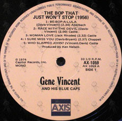 GENE VINCENT AND HIS BLUE CAPS - The Bop That Just Won&#39;t Stop (1956) - 3