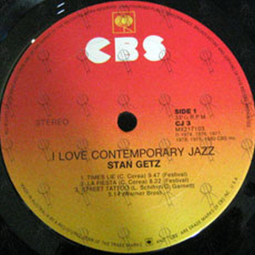 GETZ-- STAN - I Love Contemporary Jazz - 3