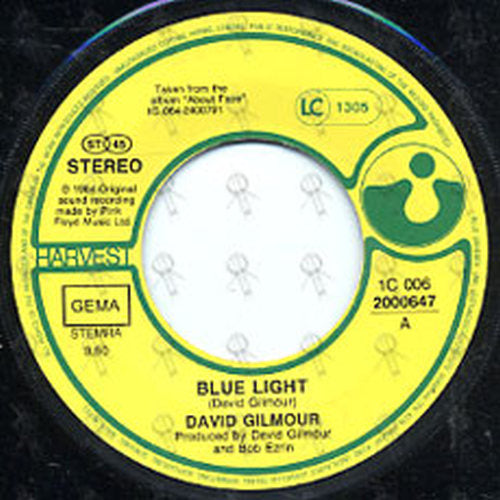 GILMOUR-- DAVID - Blue Light - 3