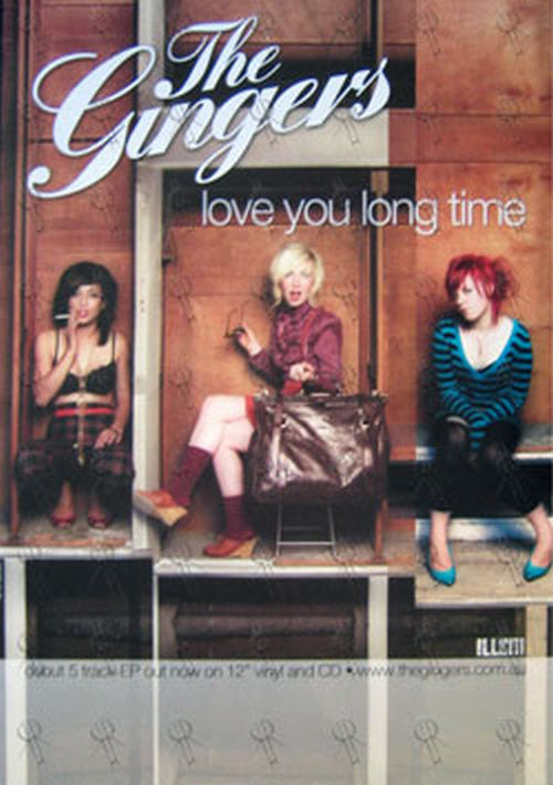 GINGERS-- THE - &#39;Love You Long Time&#39; EP Poster - 1