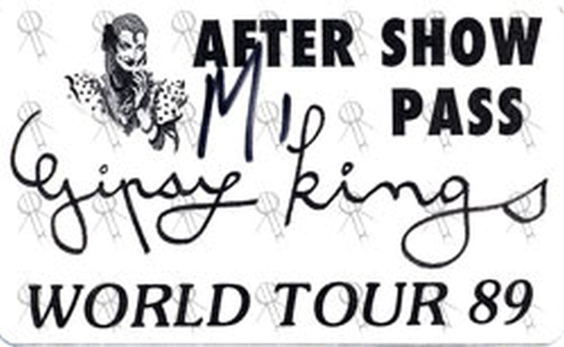 GIPSY KINGS - 1989 World Tour 'After Show' Tour Pass - 1