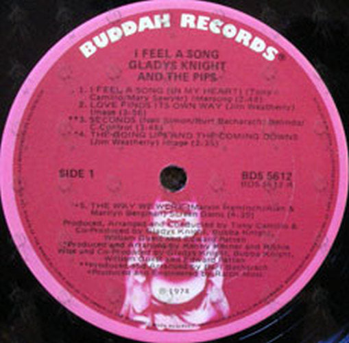 GLADYS KNIGHT & THE PIPS - I Feel A Song - 3