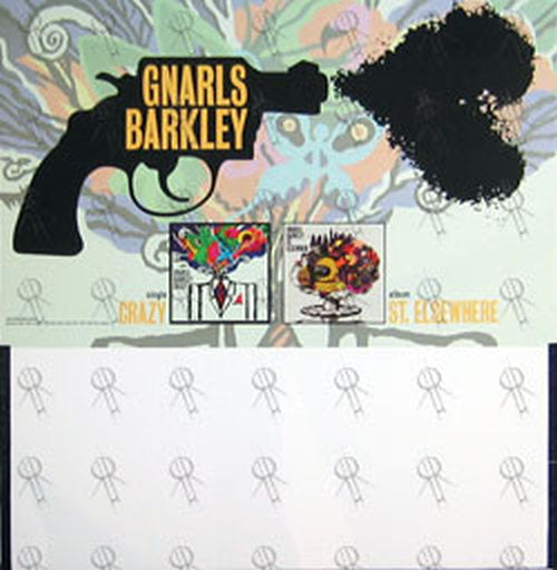 GNARLS BARKLEY - &#39;Crazy&#39;/&#39;St. Elsewhere&#39; CD Rack Promo Display - 1