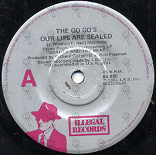 GO GO&#39;S-- THE - Our Lips Are Sealed - 2