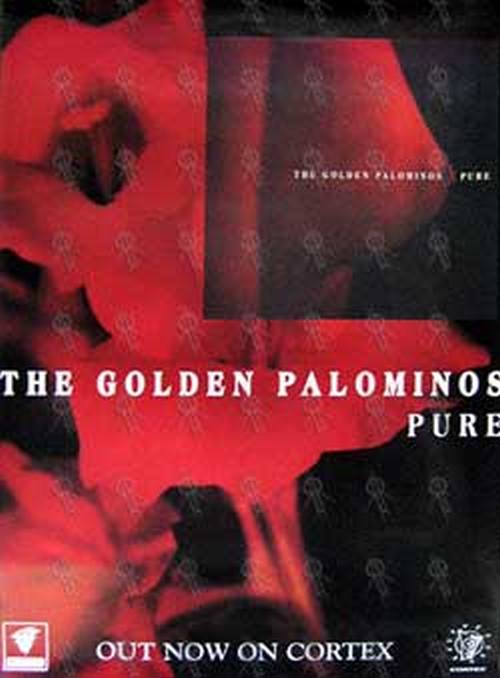 GOLDEN PALOMINOS-- THE - &#39;Pure&#39; Album Poster - 1
