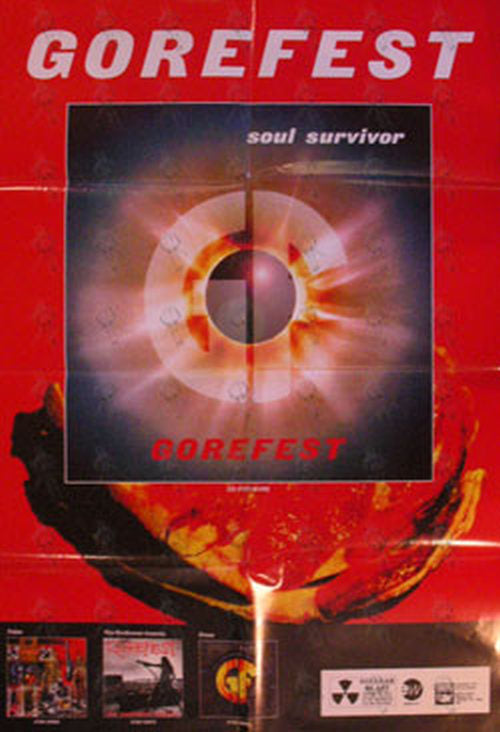 GOREFEST - 'Soul Survivor' Album Poster - 1