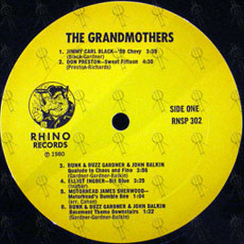 GRANDMOTHERS-- THE - A Collection Of Ex-Mothers Of Invention Volume 1 - 3