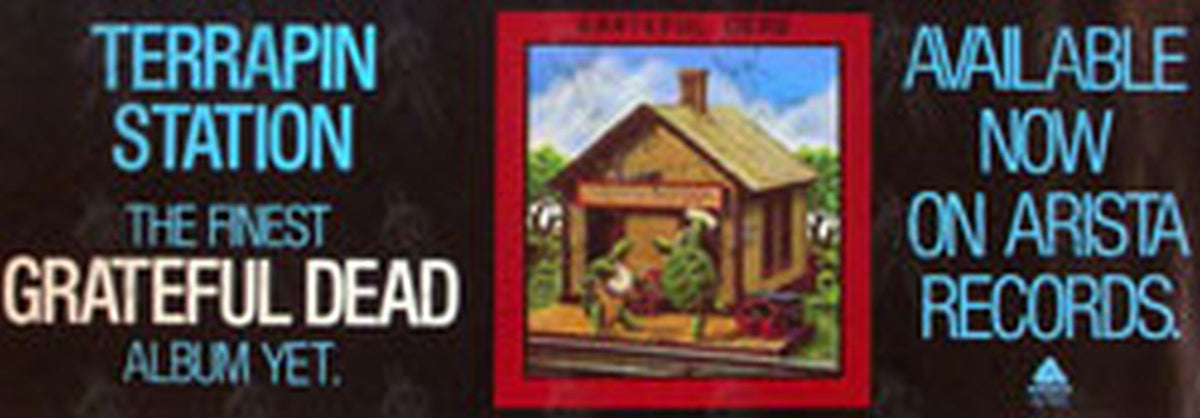 GRATEFUL DEAD-- THE - &#39;Terrapin Station&#39; Album Promo Banner Style Poster - 1