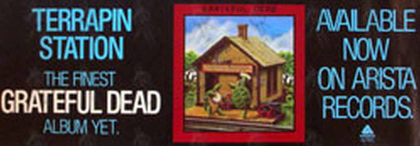 GRATEFUL DEAD-- THE - 'Terrapin Station' Album Promo Banner Style Poster - 1