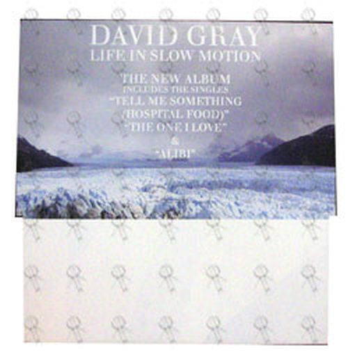 GRAY-- DAVID - &#39;Life In Slow Motion&#39; Promo Dump Bin Rack Display - 1