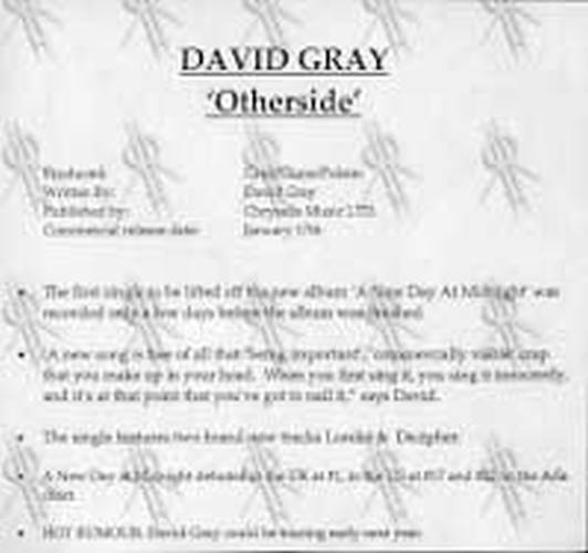 GRAY-- DAVID - The Other Side - 3