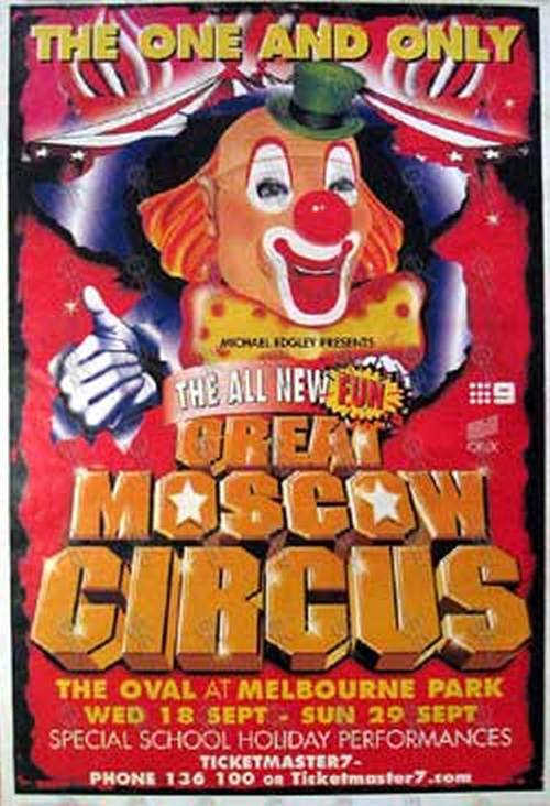 GREAT MOSCOW CIRCUS-- THE ALL NEW - &#39;The Oval