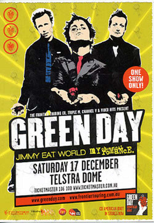 GREEN DAY - Saturday 17 December